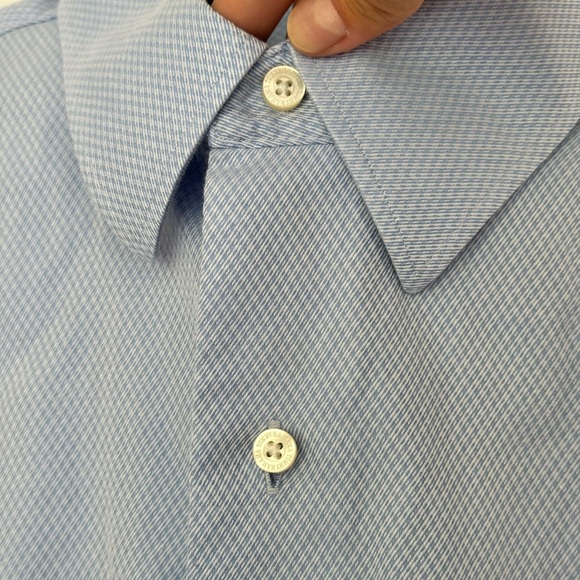 Tommy Bahama Long Sleeve Button Up Shirt Blue - Picture 7 of 13